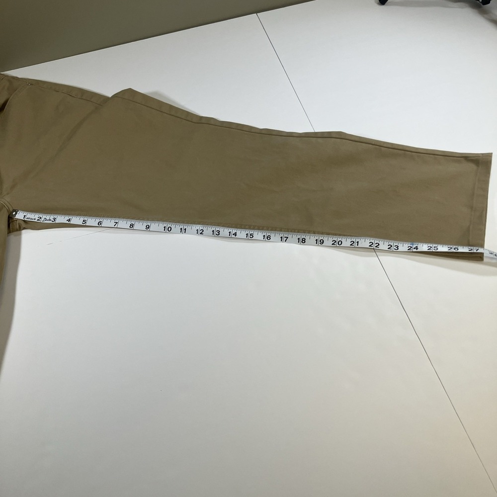 Levis 511 Pants Mens 38x32 (39.5x27.5 Actual) Slim Fit Khaki Tech Stretch - Picture 15 of 16